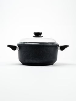 The Classic - Cast cooking pot with glass lid