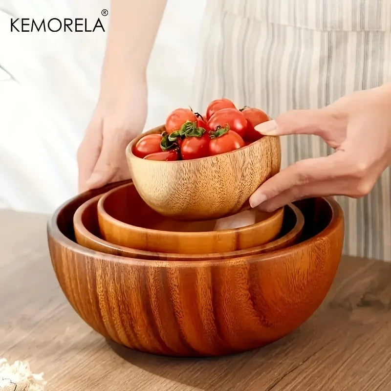 Wooden Bowl Set