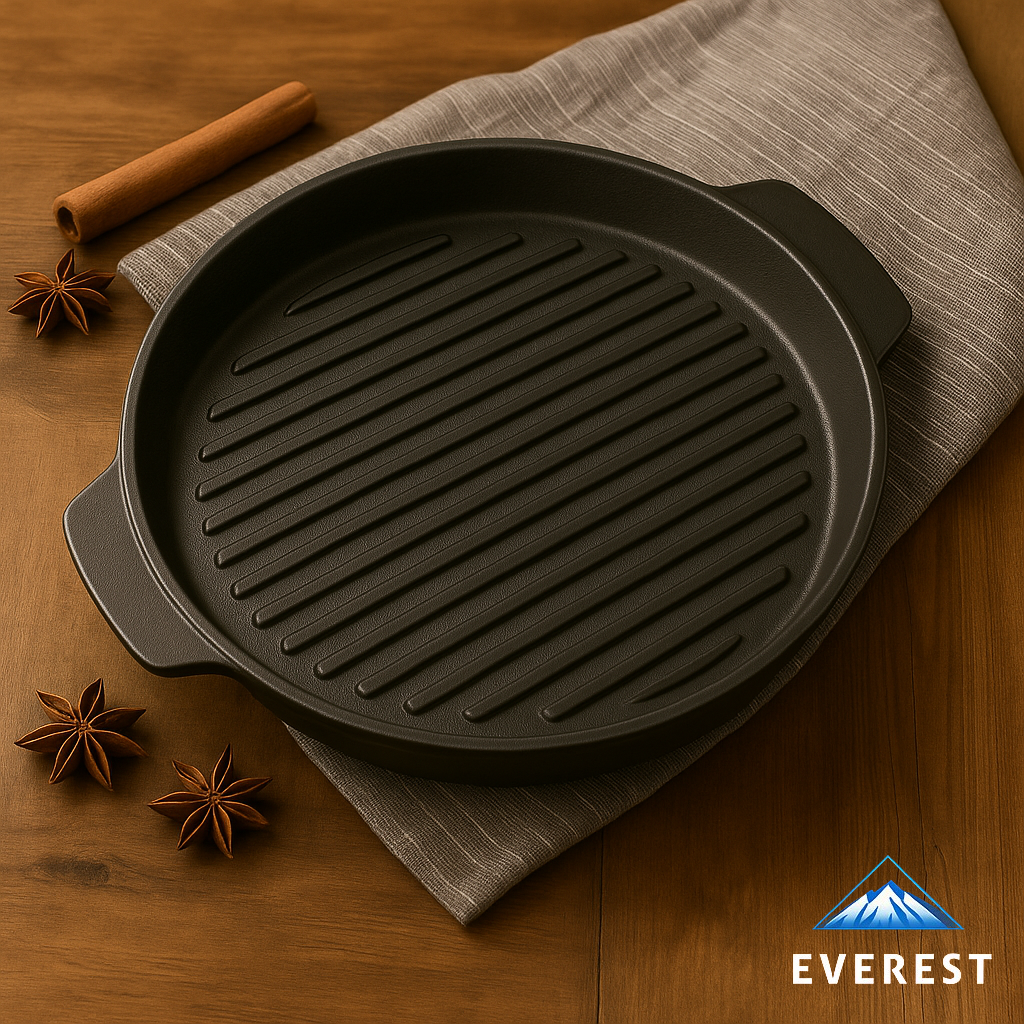 Cast-Iron Round Grill