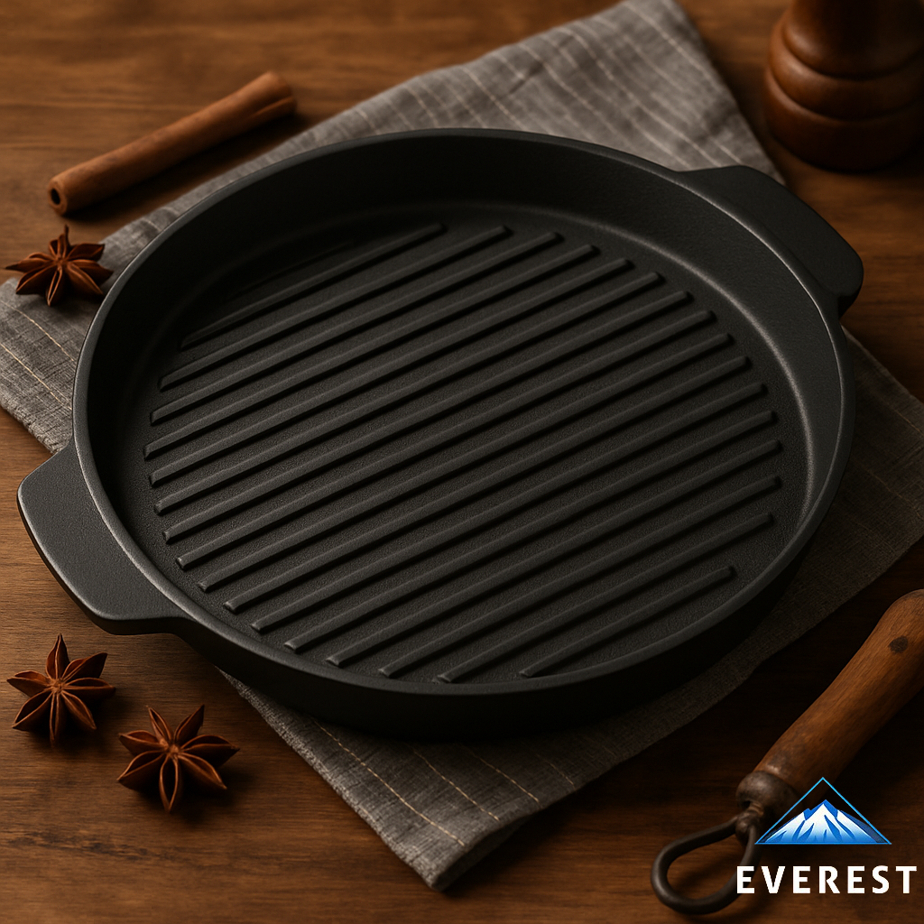 Cast-Iron Round Grill