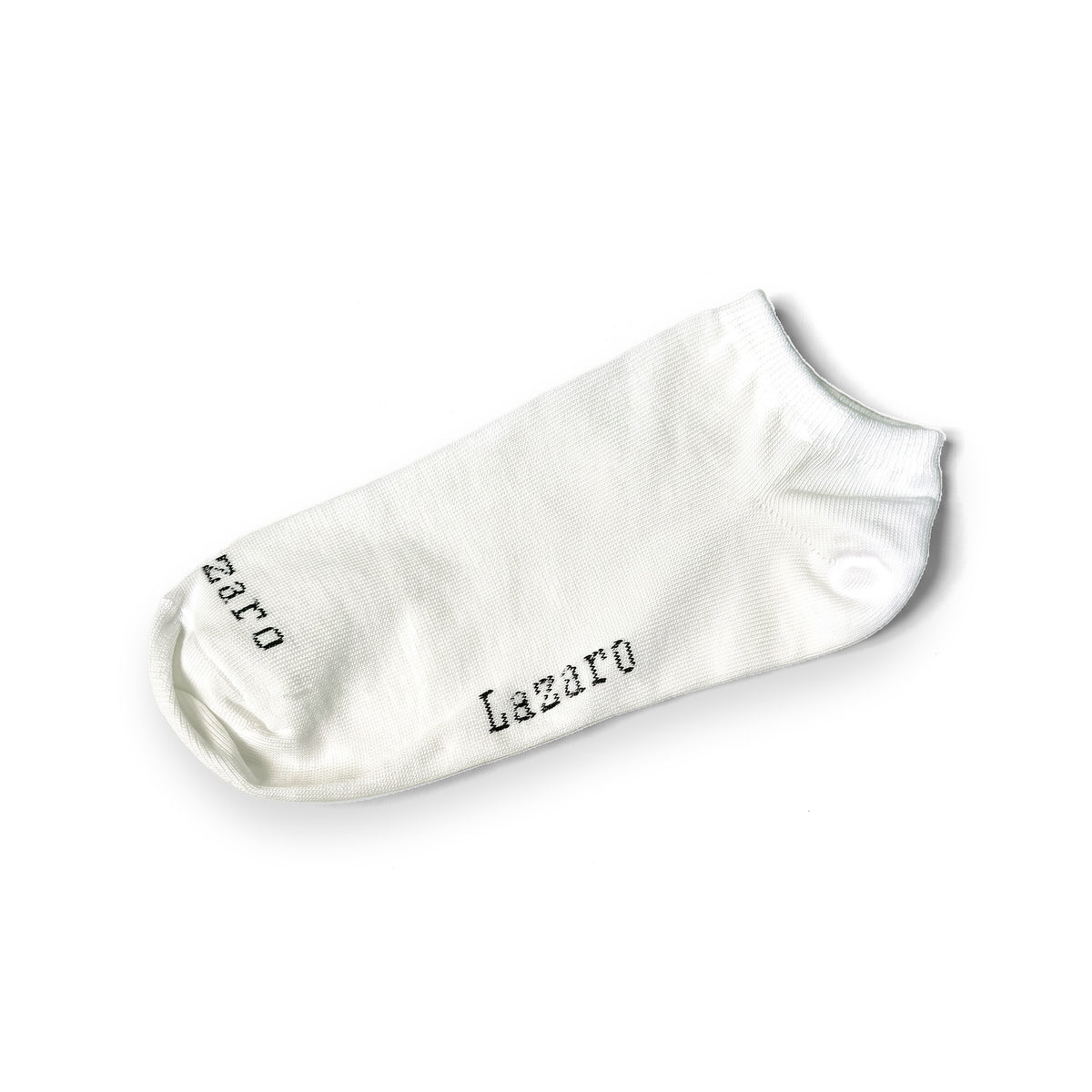 Lazaro short sock, white
