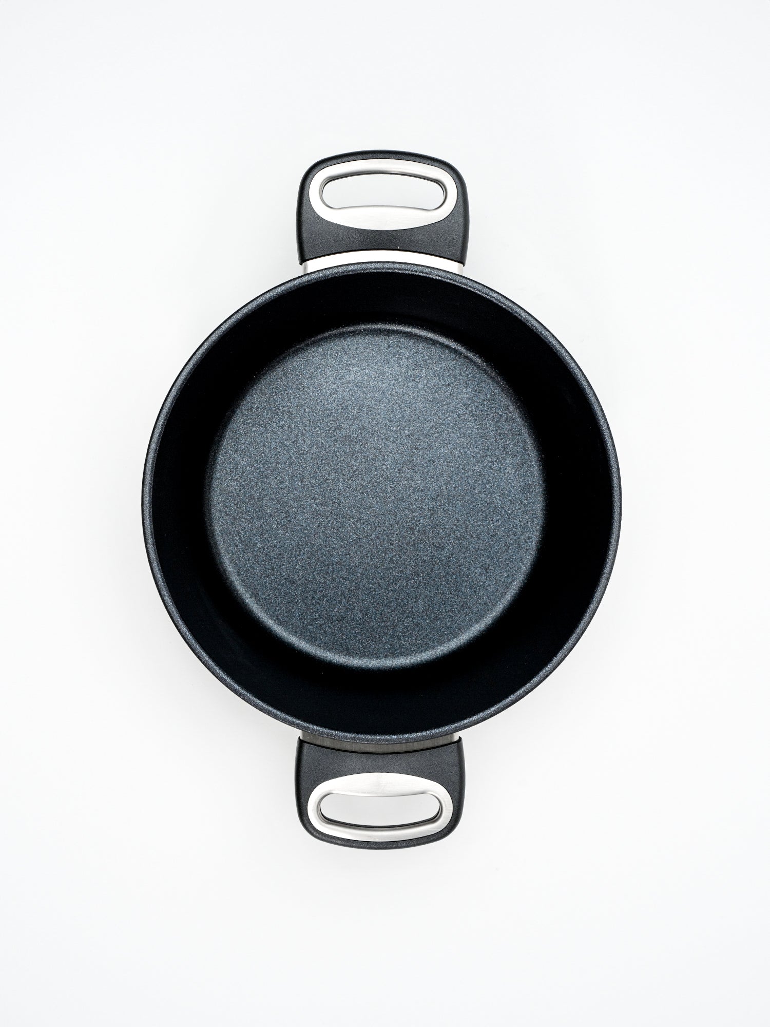 SKK Lightweight cooking pot with glass lid - top view