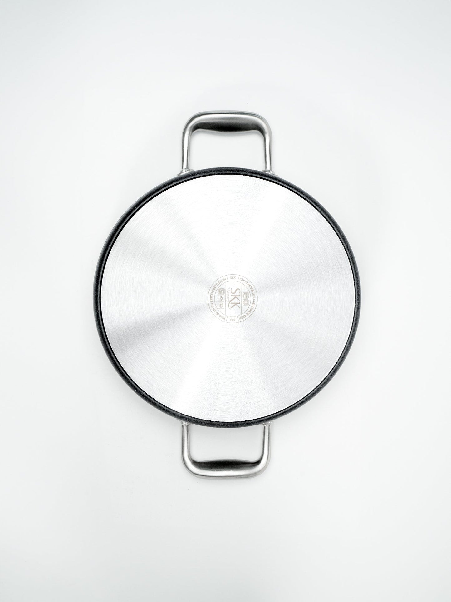 SKK Lightweight round serving pan thermal base - bottom view