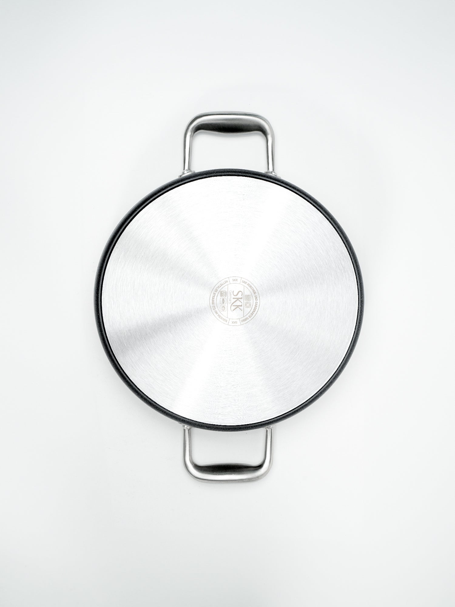 SKK Lightweight round serving pan thermal base - bottom view