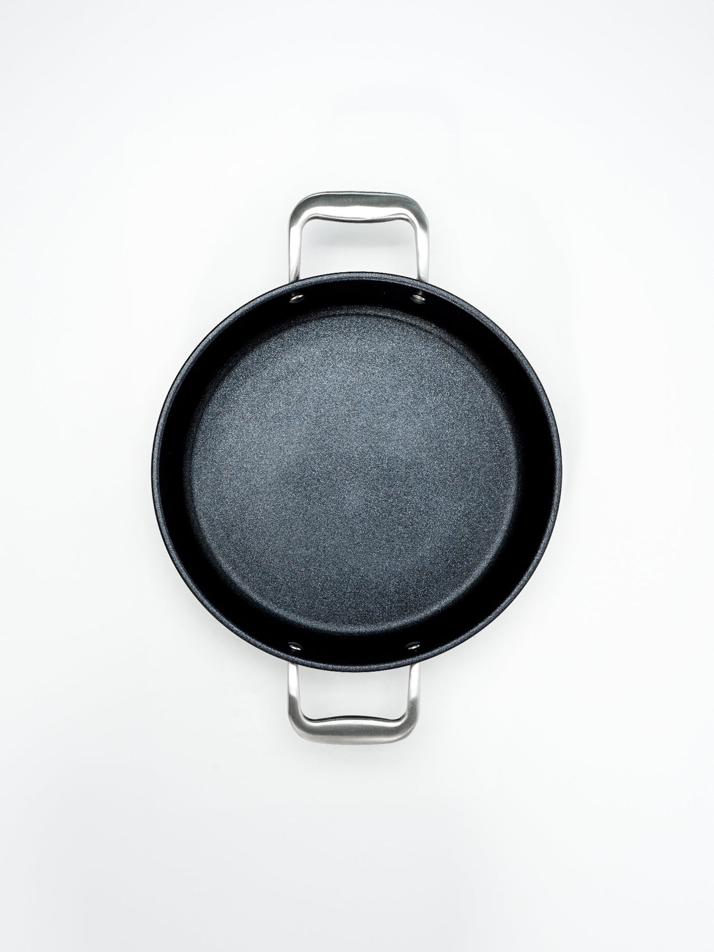 SKK Lightweight round serving pan with glass lid - top view