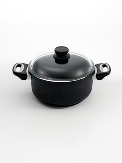 The Classic - Cast cooking pot with glass lid