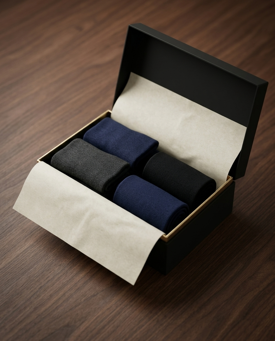 Jaguar long dress socks gift box
