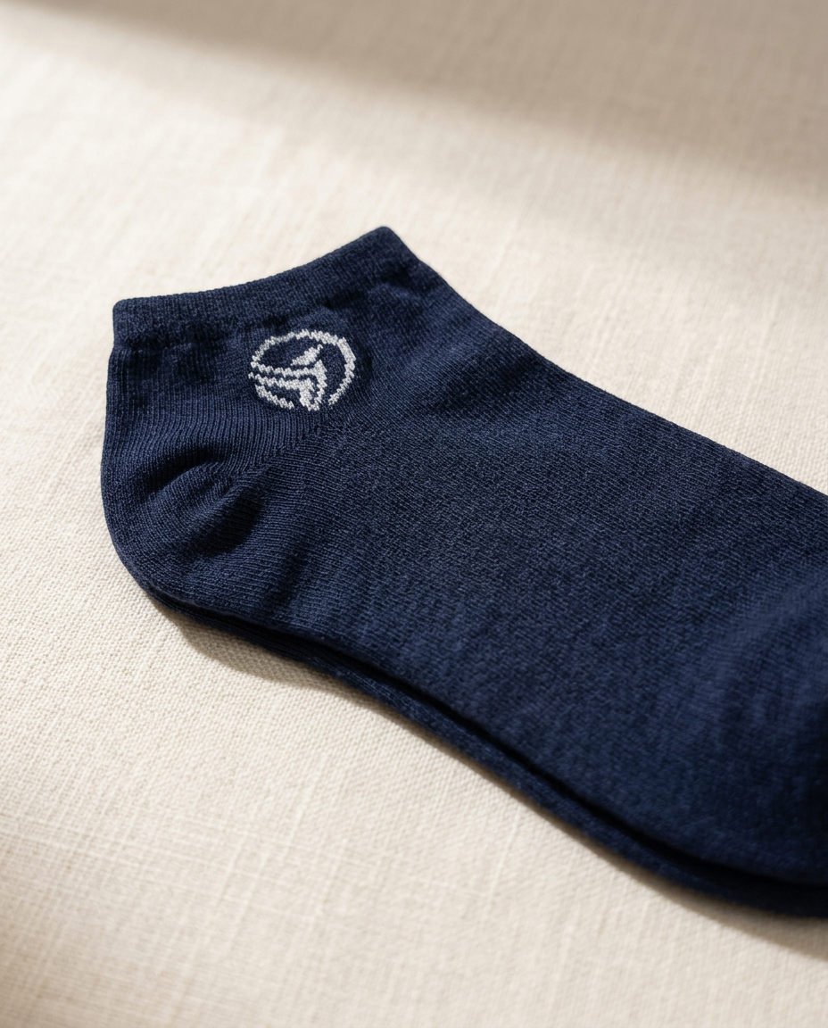 Bird short socks navy