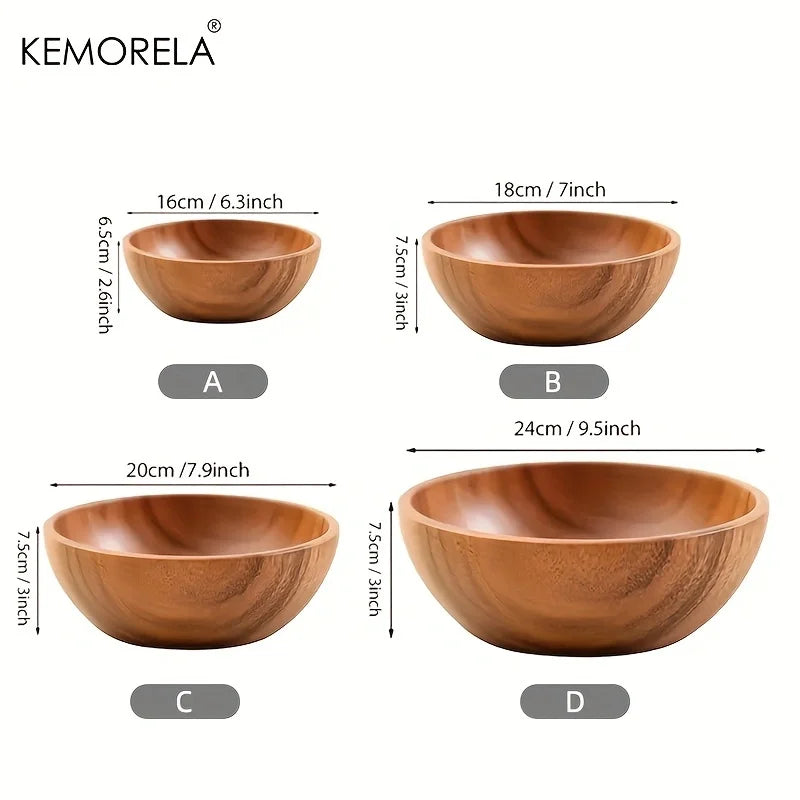 Wooden Bowl Set
